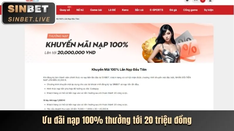 Khuyến mãi nạp tiền hàng ngày xoxo66